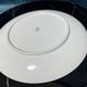 2 flat plates in white porcelain Seltmann Weiden, Bavaria, W. Germany