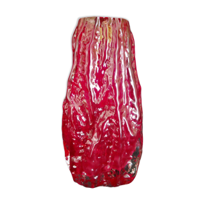 Vase en cristal de roche soufflé