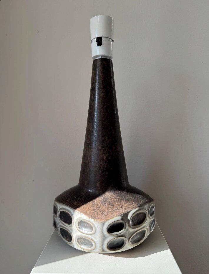 Handmade table lamp by Marianne Starck for Michael Andersen & Son, Denmark, 1970s