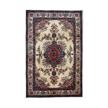 Large Handwoven Oriental Kerman Rug 200x300cm