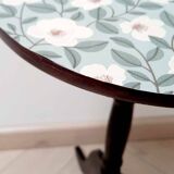 Vintage side table pedestal table