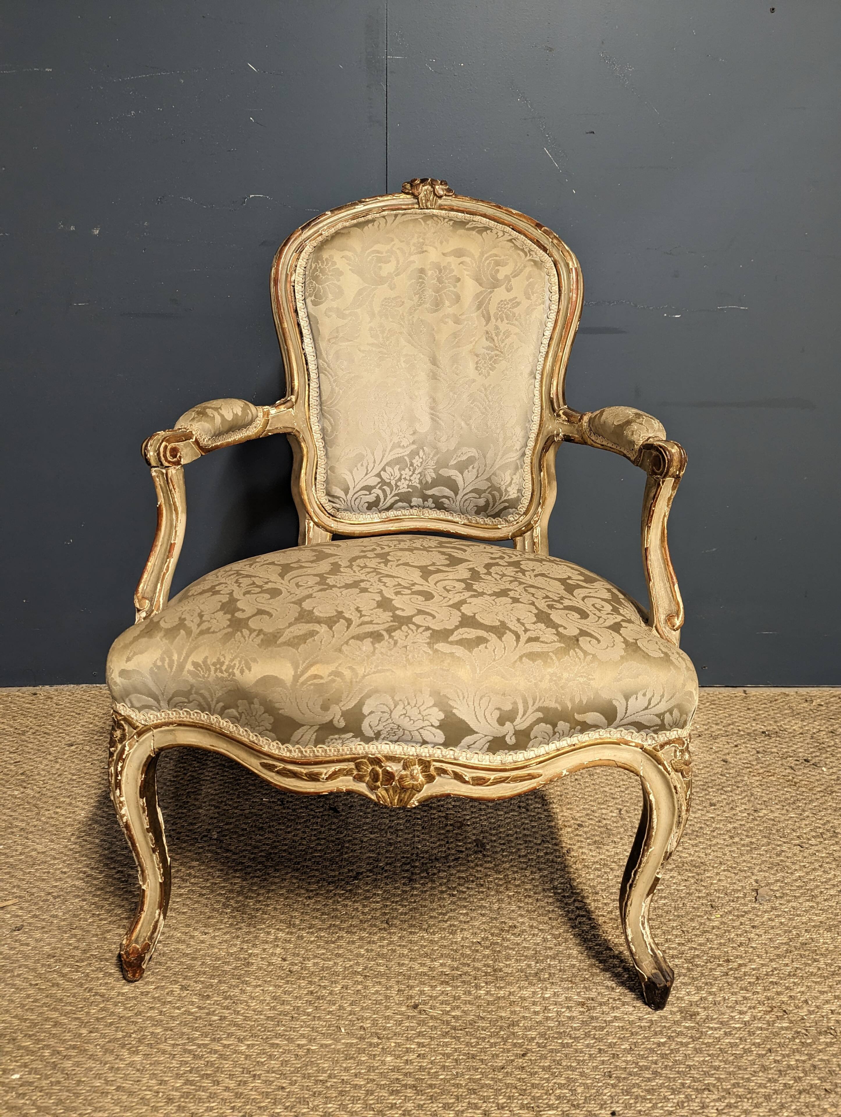 4 fauteuils époque Louis XV