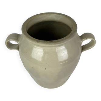 Earthen grease pot