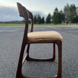 Set of 6 vintage baumann 1970 sled chairs