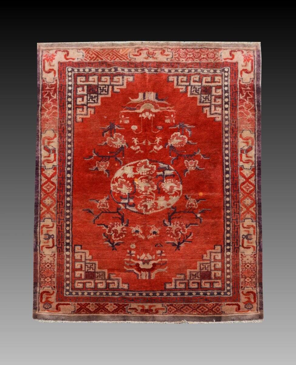 Tibetan or ancient Chinese carpet