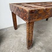 Savoyard folk art coffee table
