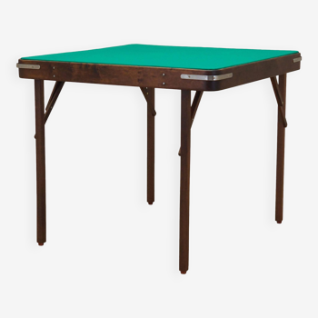 Table à cartes, design danois, années 1960, production : Danemark