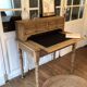 Early 20th century oak desk, happiness of the day