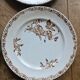 Flat plates, ironstone, poppies