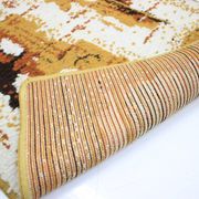 Ensemble de trois tapis rouges au design rétro, années 1980.