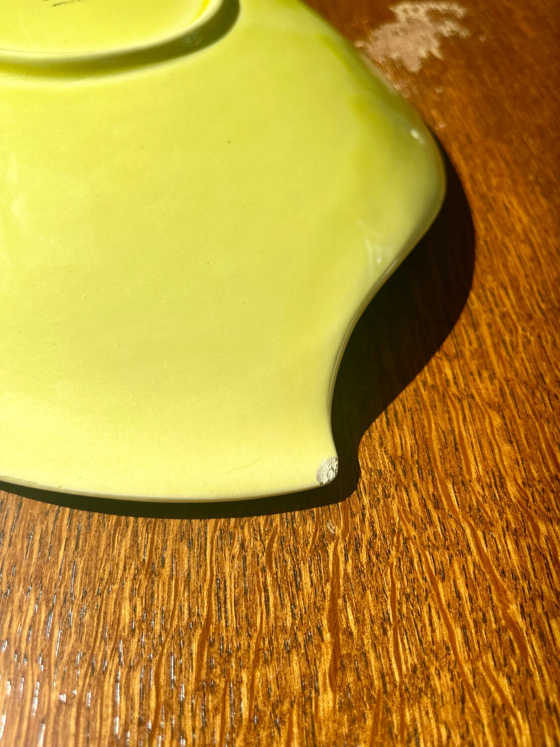 Vintage Saint-Clément plate – ceramic