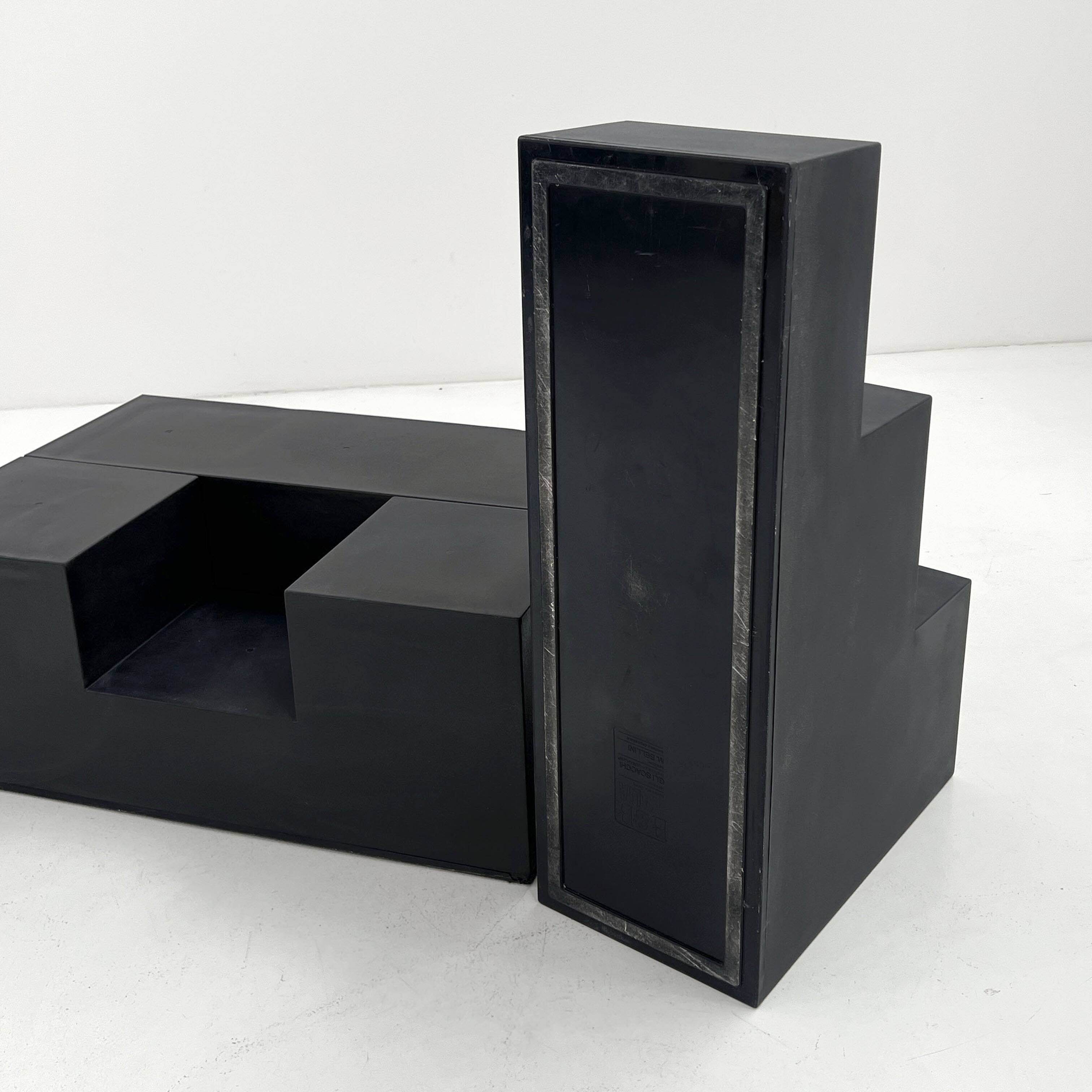Set of 3 coffee tables Gli Scacchi by Mario Bellini for C&B Italia,