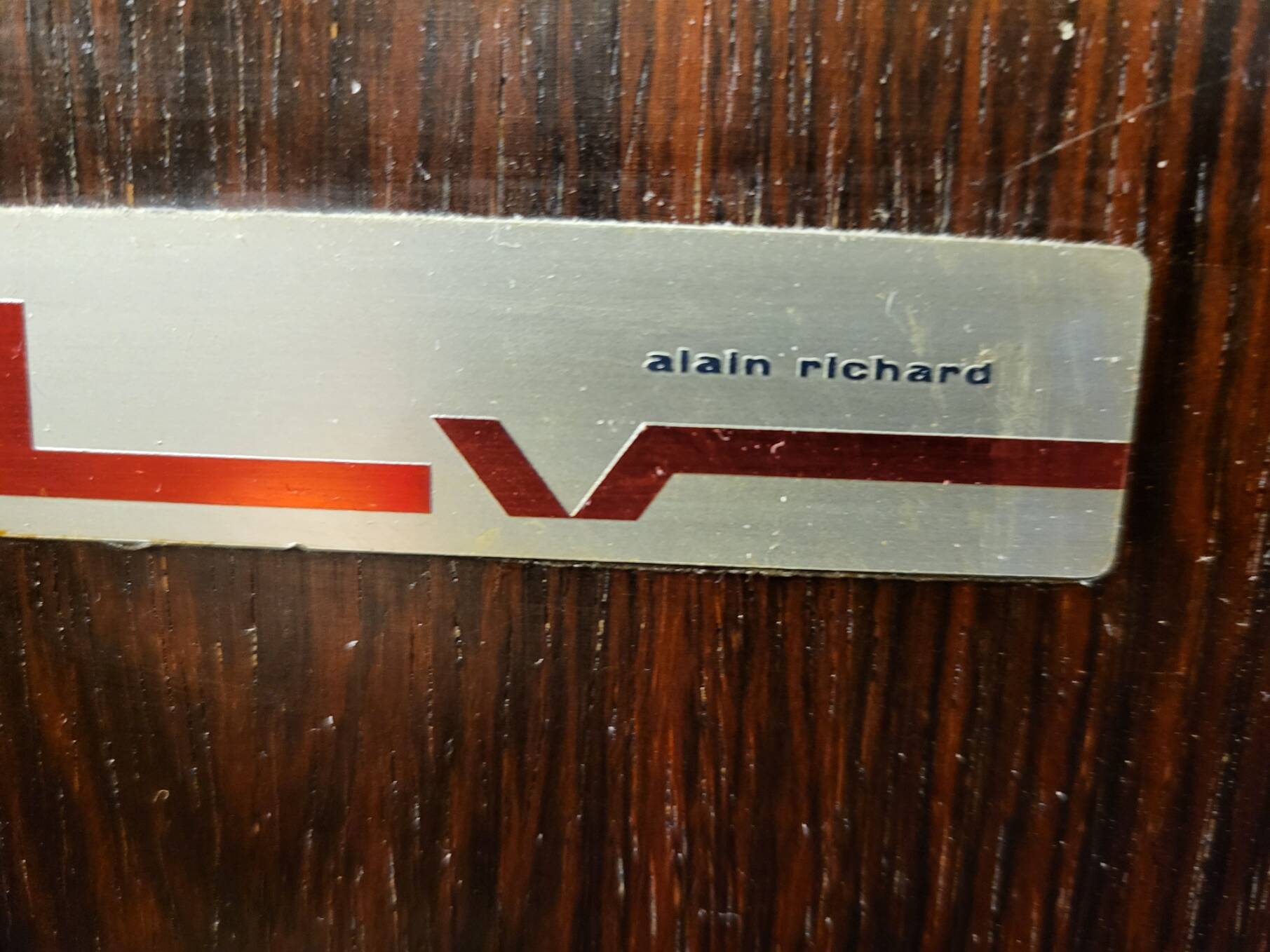 Roche Bobois sideboard designed by Alain Richard in rosewood, France 1960