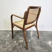 Fauteuil en bois cintré des années 60