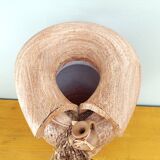 Decorative terracotta vase