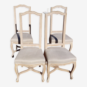 Louis XIV solid wood chairs