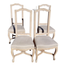 Louis XIV solid wood chairs