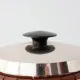 Vintage Danish Wood Ice Bucket with Copper Details, 1960's