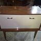 Vintage mid-century bar cabinet from the 1950s–60s.