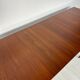 1960s large vintage minimalistic teak extendable dining table