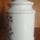 Olive pot decoration Blue moustiers in faience of Desvres GF Fourmaintraux