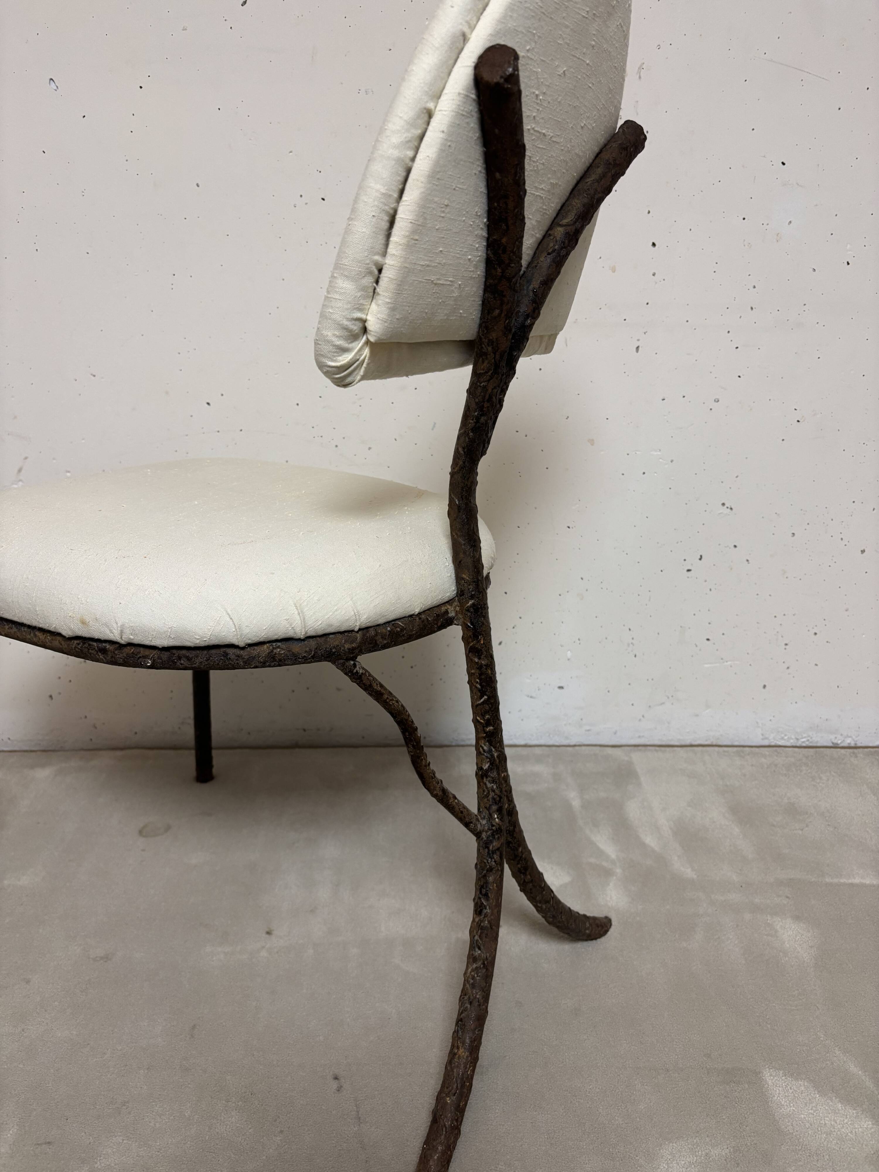 Artist's chair, wrought iron 1980