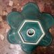 CAB Art Ceramics of Bordeaux - Large green art-deco centerpiece