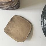 Vintage ceramic closed pocket emptier signed KS