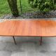 Scandinavian dining table B.fridhagen bodafors Sweden 60s