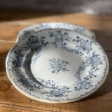 Lot de 4 assiettes plates Bertha Sarreguemines