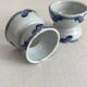 2 old diabolo egg cups, iron earth “Dutch” Creil and Montereau