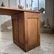 Bureau pin meuble atelier 1950