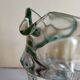 Pichet de table art-déco en verre moulé 1940