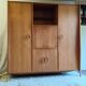 Wooden cabinet with tapered legs - French cabinetmaker - 1960s