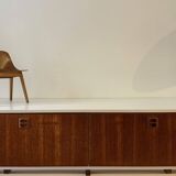 Teak and metal sideboard