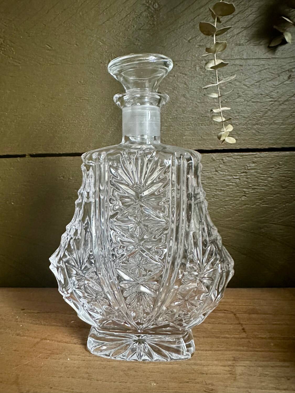 Anna Hutte crystal bottle from the 60s