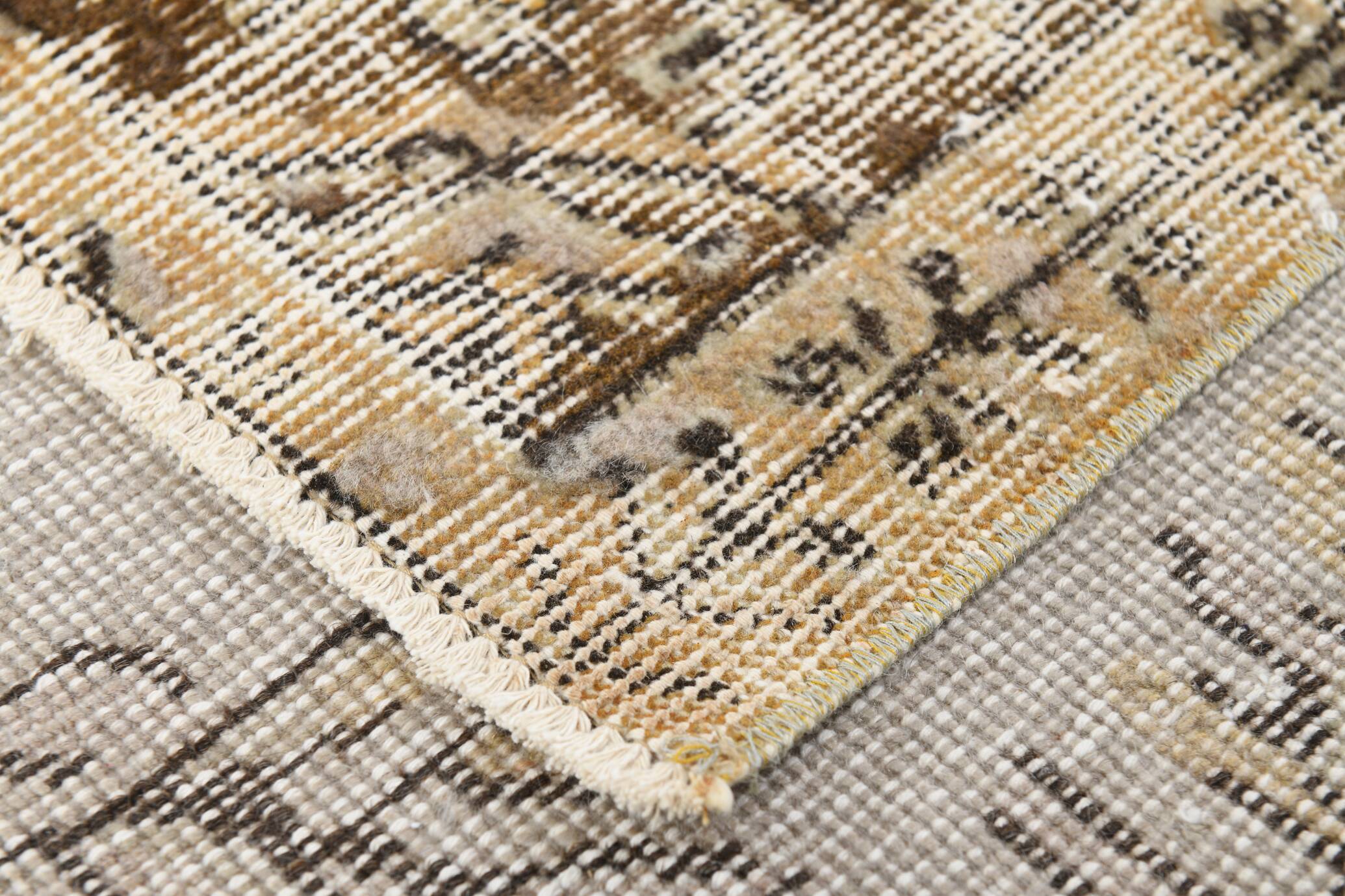 Brown & Cream Classic Persian Rug, 172x278Cm