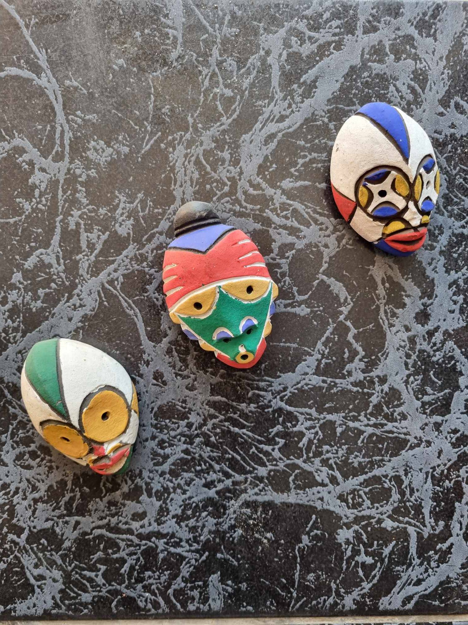 Set of 3 African Passport Masks