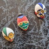 Set of 3 African Passport Masks