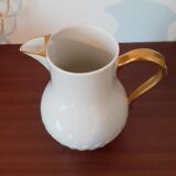 Creamer and milk jug in porcelain Vignaud