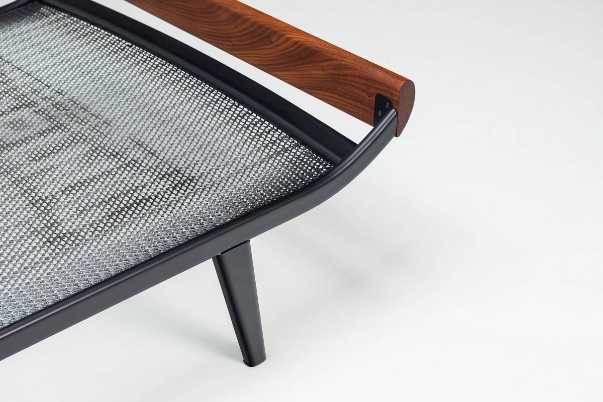 Dick Cordemeijer Cleopatra daybed for Auping in wool The Netherlands 1954