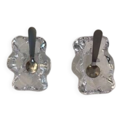Salières en cristal daum