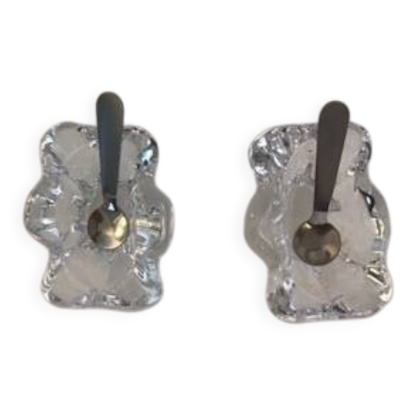 Salières en cristal daum
