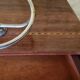 Table barber with mahogany mirror and chrome 1940