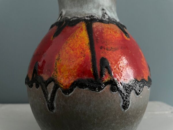 Vase en céramique Fat-Lava Carstens-Tonnieshof, Allemagne