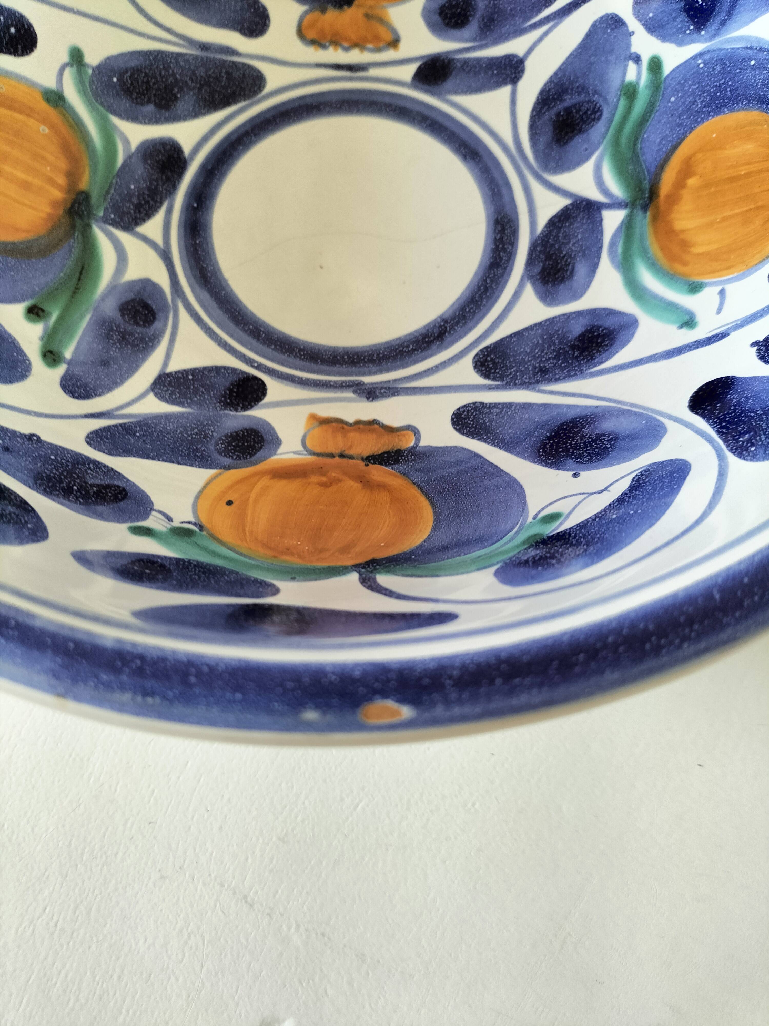 6 hand-painted ceramics – Desuir - Sicily