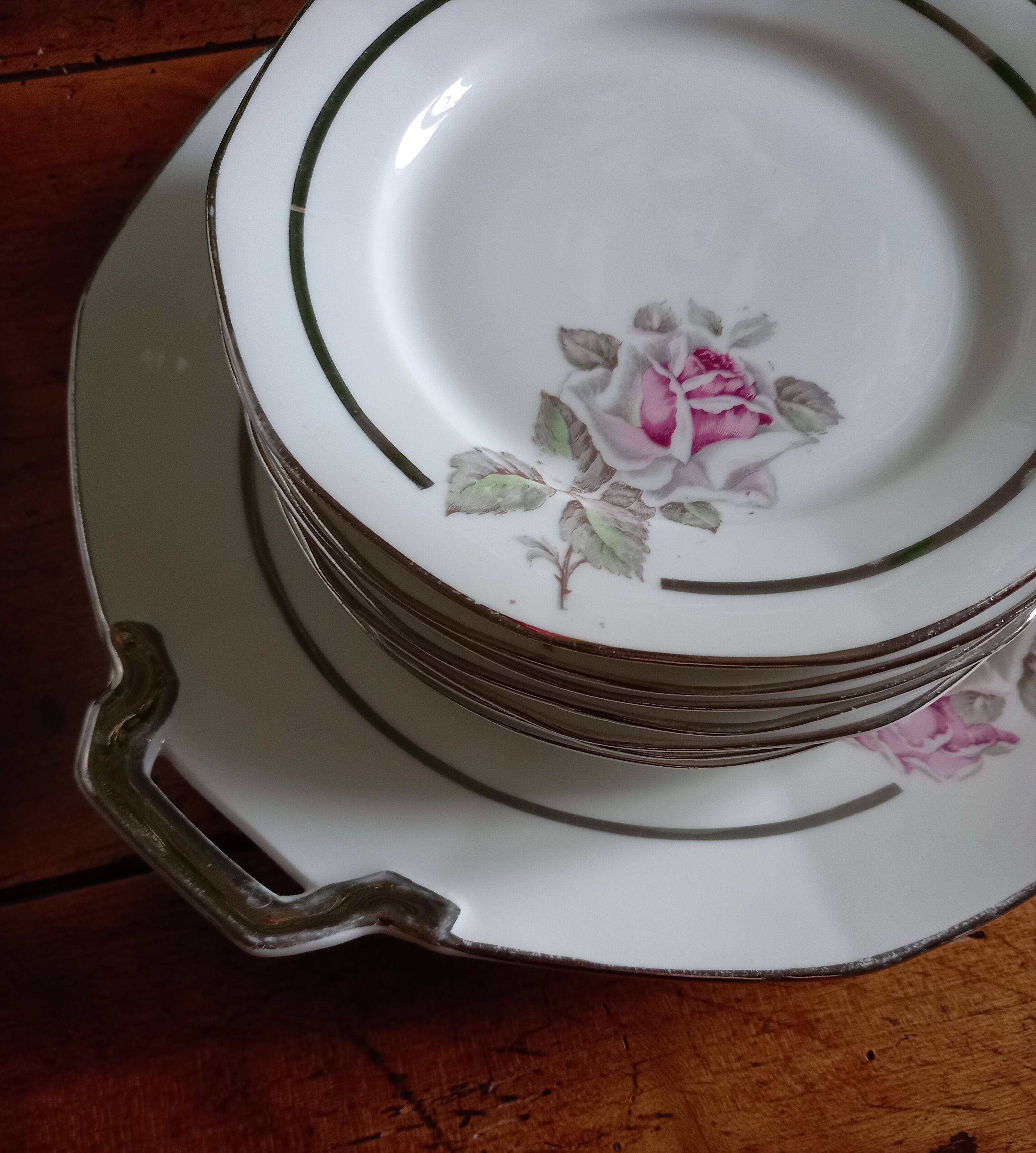 Limoges porcelain dessert service