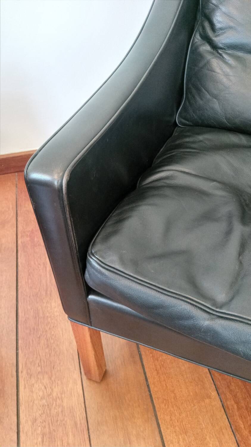 Borge Mogensen pair of armchairs, Fredericia Denmark edition