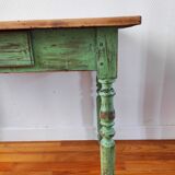 Old patinated farmhouse table