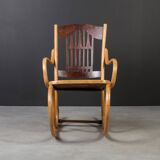 Antique Jacob & Josef Kohn Rocking Chair | Art Nouveau Design, Bentwood,